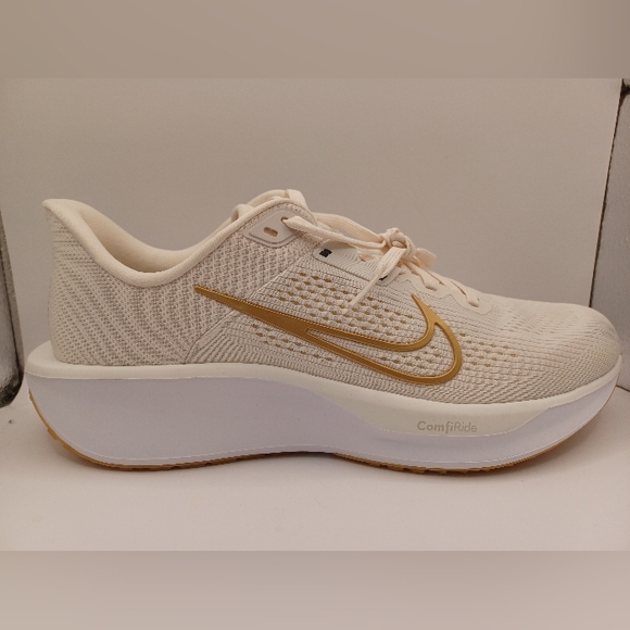 NEW Nike Quest 6 Road Running Shoe In Phantom&MatallicGold&Sail Size W:13 M:10.5 main image 6